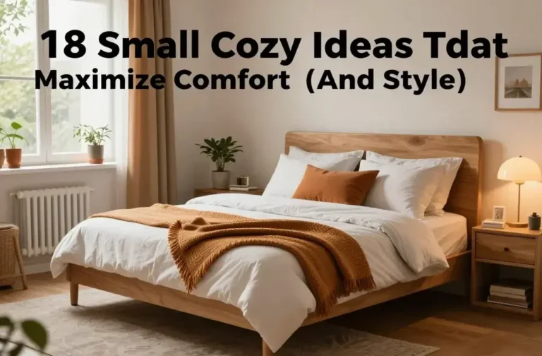 18 Small Cozy Bedroom Ideas That Maximize Comfort (And Style!)