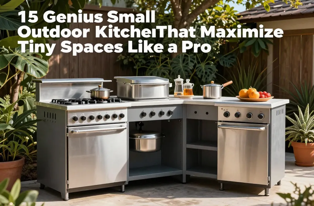 15 Genius Small Outdoor Kitchens That Maximize Tiny Spaces Like a Pro