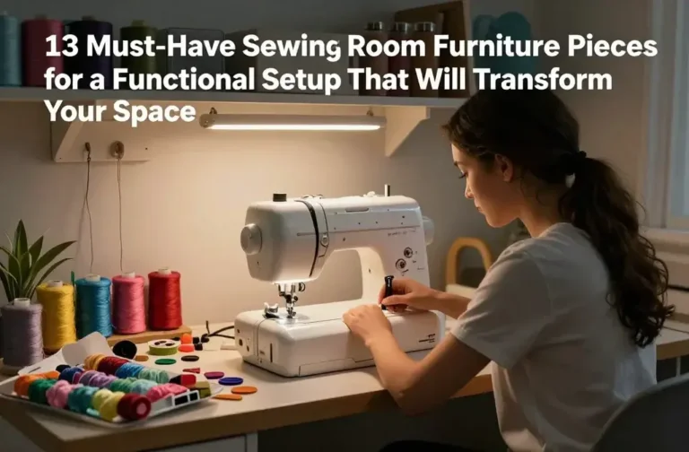 13 Must-Have Sewing Room Furniture Pieces for a Functional Setup That Will Transform Your Space