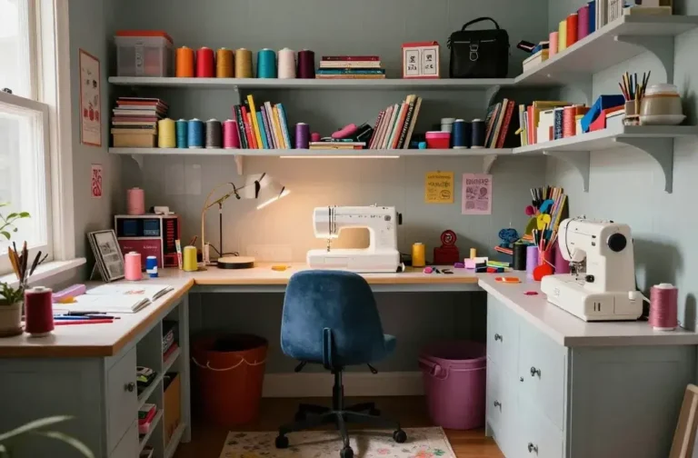 12 Stunning Small Sewing Room Layout Ideas That Maximize Every Inch You'll Love