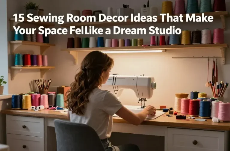 15 Sewing Room Decor Ideas That Make Your Space Feel Like a Dream Studio