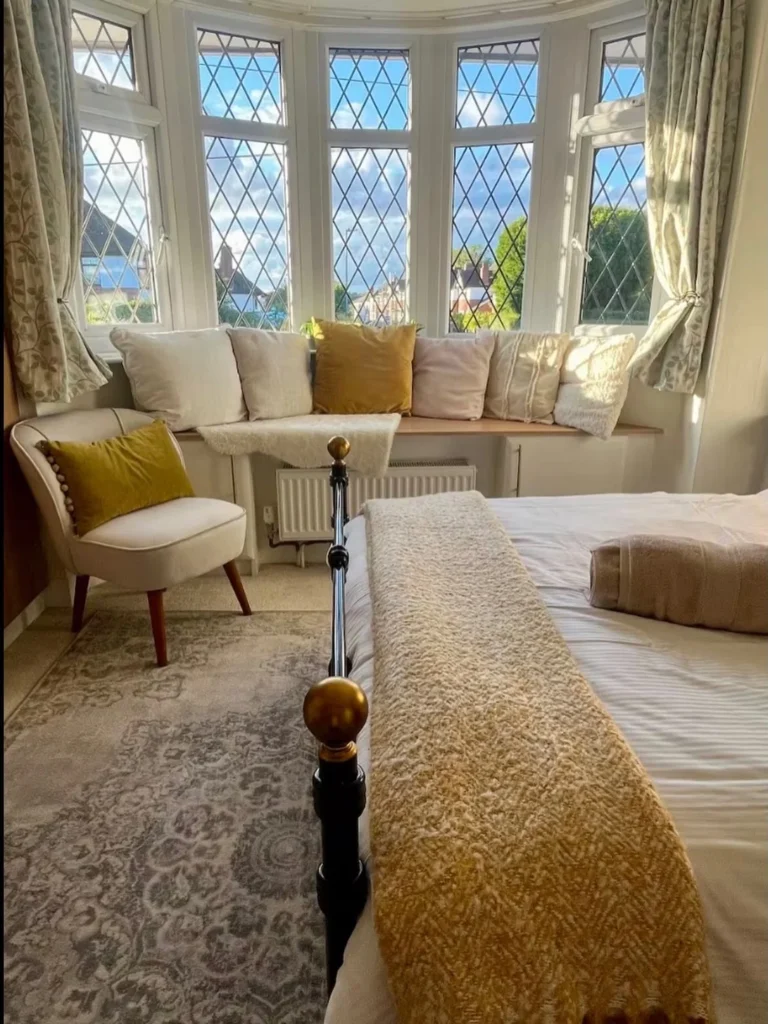 Make a Bay Window the Star of Your Bedroom