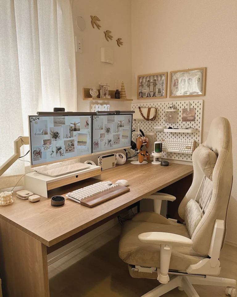 25 Aesthetic Desk Setup Ideas for a Productive Workday